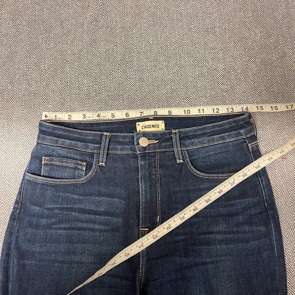 L'AGANCE -  Marguerite Skinny High Rise Jeans in Avalon - Picture 6 of 9